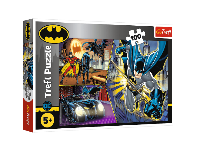 Nieustraszony Batman 100 elementówPuzzle Trefl16394