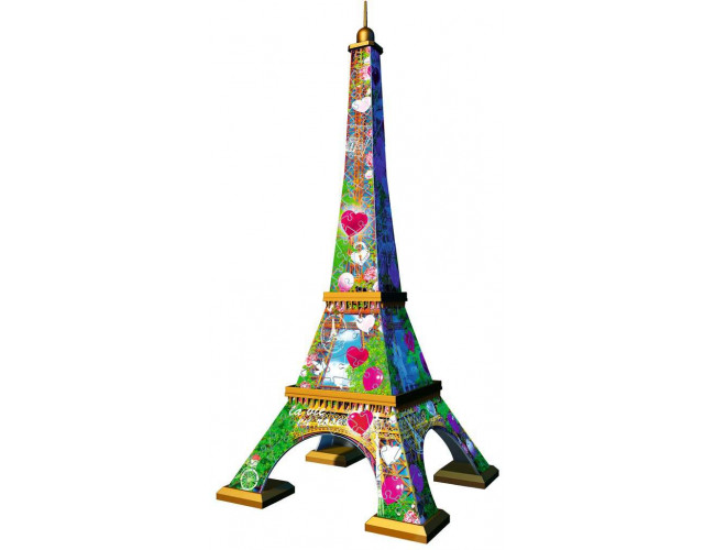 Wieża Eiffela Love Edition 216 elementówPuzzle 3D Ravensburger11183