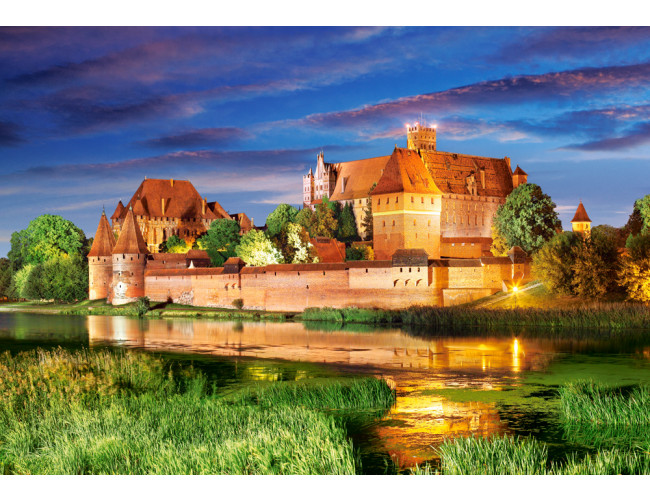 Zamek w Malborku 1000 elementówPuzzle Castorland103010
