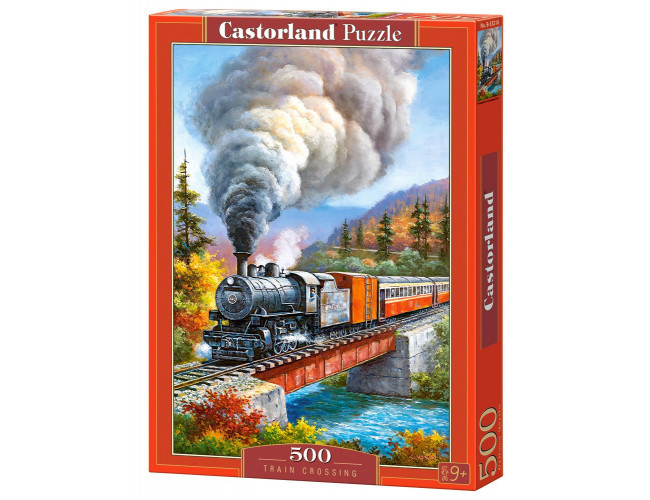 Przejazd kolejowy 500 elementówPuzzle Castorland53216